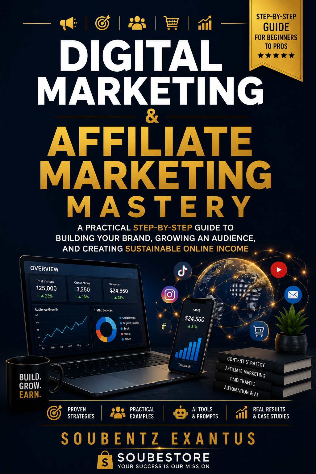 Digital Marketing & Affiliate Marketing Mastery Learn Digital Marketing, Affiliate Marketing, SEO, Content Strategy, and AI for Business Success